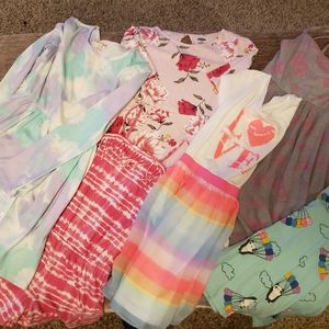 Lot of 6 girls Dresses. Size 7/8